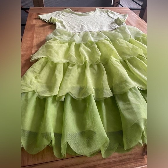 Hanna Andersson Green Tulle Ombré Dress 140cm size 10 - Picture 4 of 4